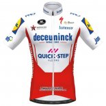 2020 Maillot Ciclismo Deceuninck Quick Step Blanc Rouge Manches Courtes et Cuissard 1 (2)